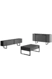 Vardagsrumsmöbelset Hanah Home Luxe Valnöt Spånskiva 160x35x80 180x30x50 90x60x40 cm - Möbler - 8684282178217 - 10
