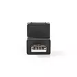 USB-A Adapter | USB 2.0 | USB-A Hane | USB-A Hona | 480 Mbps | Rund | Nickelplaterad | PVC | Svart | Låda - Dator och nätverk - 5412810421817 - 1