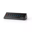 USB-hubb | USB Micro-B Female | USB-A Female | 8-Port port(s) | QC3.0 / USB 3.2 Gen 1 | Strömadapter / USB ström | 5 Gbps | 8x USB - Dator och nätverk - 5412810315147 - 1