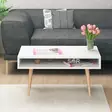 Soffbord Hanah Home Via Vit Spånskiva 80x53,6x45 cm - Soffbord - 8681875207347 - 2