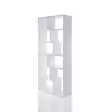 Bokhylla Hanah Home Serra Vit Spånskiva 90x183,6x29,5 cm - Bokhyllor - 8681181980477 - 3