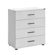 Byrå Hanah Home Sfn604Bb1 Vit Spånskiva 65x78x41 cm - Byråer och skåp - 8684282178767 - 1