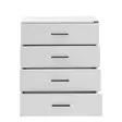 Byrå Hanah Home Sfn604Bb1 Vit Spånskiva 65x78x41 cm - Byråer och skåp - 8684282178767 - 5
