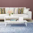 Soffbord Hanah Home Ayca Vit Spånskiva 90x40x45 cm - Soffbord - 8683342946117 - 3