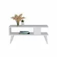 Soffbord Hanah Home Ayca Vit Spånskiva 90x40x45 cm - Soffbord - 8683342946117 - 1