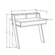 Skrivbord Hanah Home Cowork Vit Spånskiva 94x91x50 cm - Skrivbord - 8681181925027 - 4