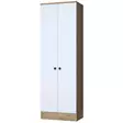 Hallmöbel Hanah Home P6 M14 Vit Valnöt Spånskiva 59,8x182,8x37,5 cm - Hallskåp - 8683743764617 - 1