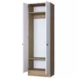 Hallmöbel Hanah Home P6 M14 Vit Valnöt Spånskiva 59,8x182,8x37,5 cm - Hallskåp - 8683743764617 - 7