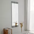 Spegel Hanah Home A350 Vit Spånskiva 40x120x2,2 cm - Speglar - 8683342512367 - 3