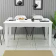 Matbord Hanah Home Milan 519 Vit Spånskiva 145x75x88 cm - Matbord - 8683743327317 - 3