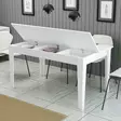 Matbord Hanah Home Milan 519 Vit Spånskiva 145x75x88 cm - Matbord - 8683743327317 - 4