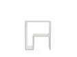 Sidobord Hanah Home Yepa Vit Spånskiva 45x51,8x30 cm - Sidobord och extrabord - 8682870717107 - 6