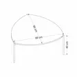 Soffbord Hanah Home Lenny Vit Spånskiva Metallram 90x40x89 cm - Soffbord - 8683742465737 - 7