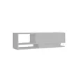 TV-bänk Hanah Home Damla Vit Spånskiva 120x35x31,8 cm - TV-bänkar - 8681875508727 - 5