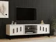 TV-bänk Hanah Home White Vit Spånskiva 160x50x40 cm - TV-bänkar - 8683743451487 - 2