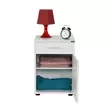 Sängbord Hanah Home Kmd511Bb Vit Spånskiva 40x57x39 cm - Nattduksbord - 8682870657717 - 11