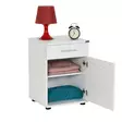 Sängbord Hanah Home Kmd511Bb Vit Spånskiva 40x57x39 cm - Nattduksbord - 8682870657717 - 6