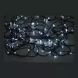 Valoketju 360 LED valkoinen musta johto Finnlumor - Pitkä valosarja valkoisella valolla (3800K) ja mustalla johdolla, IP44 - Ljusslingor - 6410416523057 - 1