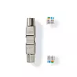Nätverkskoppling | CAT7 | Skärmad | RJ45 Hona | RJ45 Hona | Rak | Metall | Låda - Dator och nätverk - 5412810424627 - 75