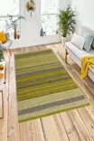 Gångmatta Conceptum W947 Grön Polyester 80x150 cm - Små mattor och gångmattor - 8683342888417 - 2