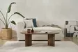 Soffbord Hanah Home Sable Valnöt Spånskiva 119x40x60 cm - Soffbord - 8684283756827 - 3