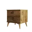Sängbord Hanah Home Versa Ce 3630 Valnöt Spånskiva 52x55,1x45 cm - Nattduksbord - 8683342214797 - 1