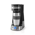 Kaffebryggare för en portion | 0,4 l | 750 W | Timerfunktion | Isolerad resemugg | Automatisk avstängning | LCD-display | Svart - Kaffebryggare och vattenkokare - 8711902090137 - 1