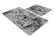 Badrumsmatta Set Mijölnir Flerfärgad 100% Polyester Antibakteriell Halkfri 50x60 cm & 60x100 cm - Badrumsmattor och våtrumsmattor - 8682870914827 - 1
