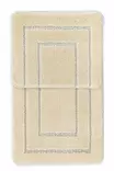 Badrumsmatta Set Mijölnir Krämvit 100% Polypropylen Halkfri 50x80 cm & 40x50 cm - Badrumsmattor och våtrumsmattor - 8684283557707 - 6