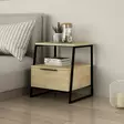 Sängbord Hanah Home Pal Ek Spånskiva 45x50x40 cm - Nattduksbord - 8681875520927 - 2
