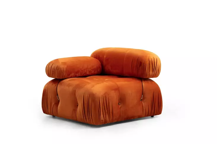 Fåtölj Atelier del Sofa Bubble L1 Orange Polyester 95x95x75 cm - Soffor - 8683743317837 - 1
