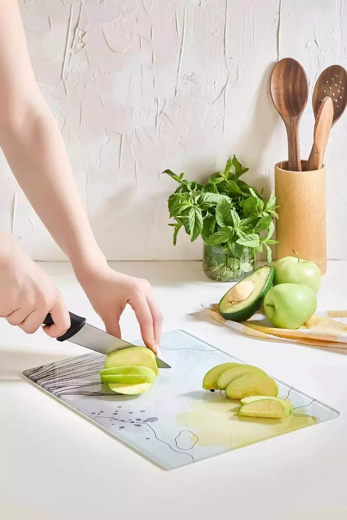 Skärbräda Hermia Bohemian Flerfärgad Glas 25x35 cm - Köksredskap - 8684283866977 - 1