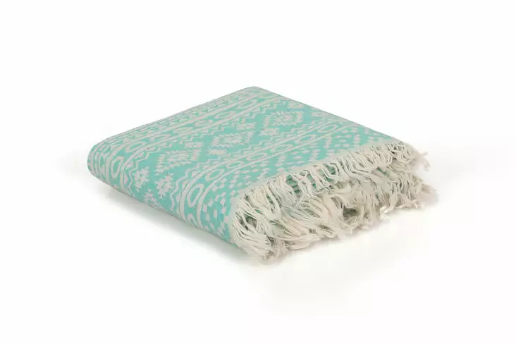Fouta Mijölnir Grön Rug 100% Bomull 90x170 cm - Handdukar - 8683342757447 - 1