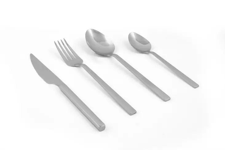 Bestickset Hermia Çubuk24 Silver Rostfritt Stål 24 Delar - Bestick och serveringsredskap - 8683342979047 - 1