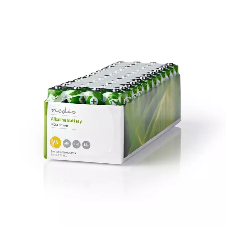 Alkaline Batteri AA | 1.5 V DC | 48-Pack - Alkaliska batterier - 5412810266807 - 1
