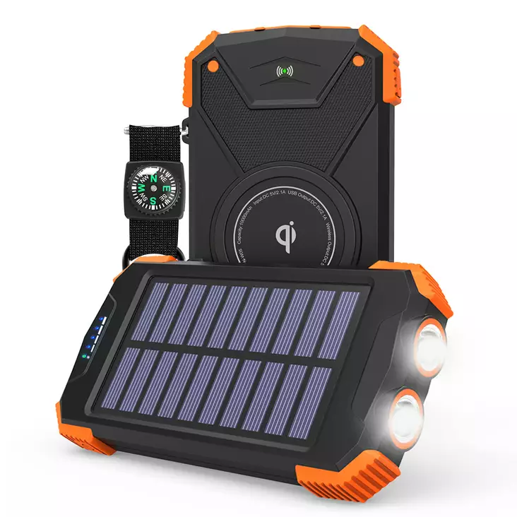Blavor Solar Qi 10 000 mAh powerbank - Powerbanks - 6438014326207 - 1