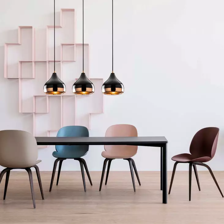 Taklampa Opviq Y?ldo Svart Koppar Metall 67 x 17 cm - Tak- och vägglampor - 8681875502657 - 1