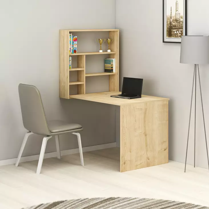 Skrivbord Hanah Home Sedir Ek Spånskiva 59x74x90 cm - Skrivbord - 8682870101357 - 1