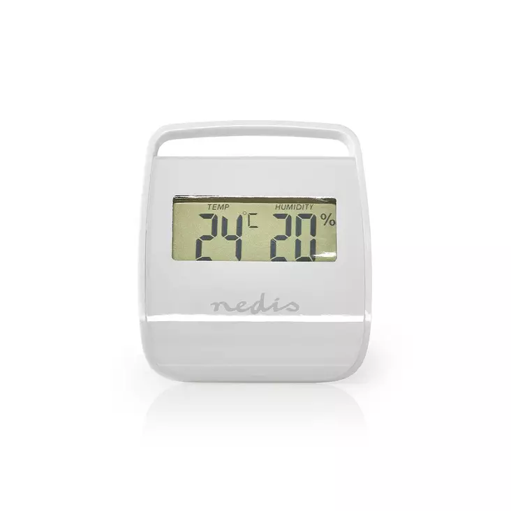 Digital termometer | Inomhus | Inomhus temperatur | Inomhus luftfuktighet | Vit - Termometrar och väderstationer - 5412810305667 - 1