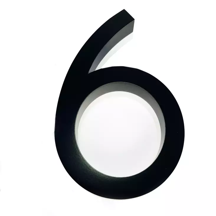 Finnbear husnummer 6 LED - Postlådor och husnummer - 6438014269337 - 1