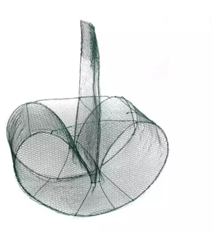 Katiska FT pinnoitettu vihre=C3=A4 p=C3=A4=C3=A4kuva=20 - Fiskenät och burar - 6438014120997 - 1