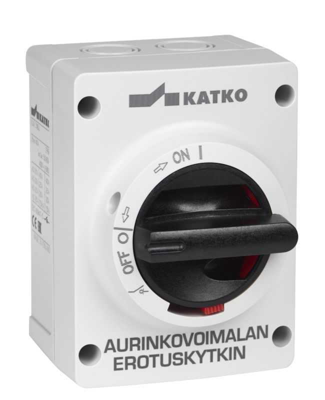 Katko IsoSafe säkerhetsbrytare för skruvmejsel KUM 325 3X25A 400V 11kW solkraftverk - Kablar och installationstillbehör - 6419410400067 - 1