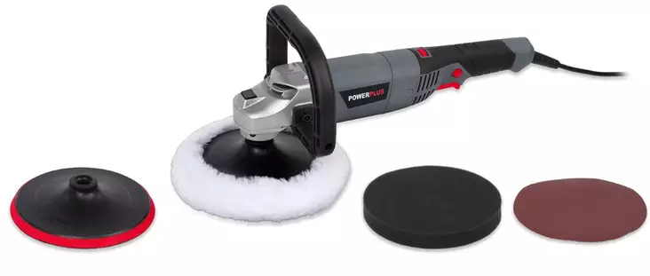 Kiillotuskone 1200W 180 mm Powerplus - Polermaskiner - 5400338073267 - 1