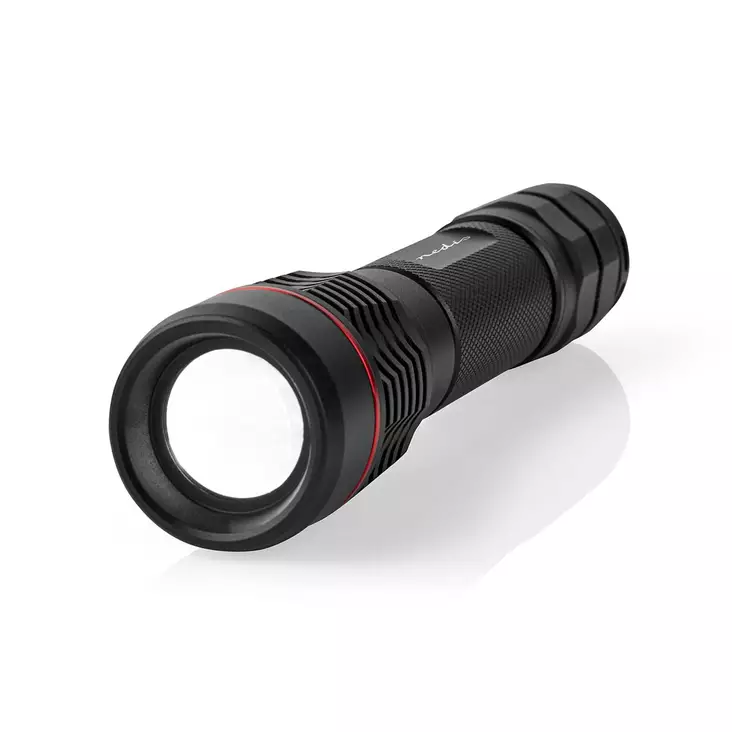 LED ficklampa | Batteridriven | 3.7 V DC | 10 W | N/A | batterier medföljer | Uppladdningsbar | Angivet ljusflöde: 1000 lm | Belysningsräckvidd: 200 m | Strålvinkel: 10 ° - Ficklampor - 5412810442867 - 1