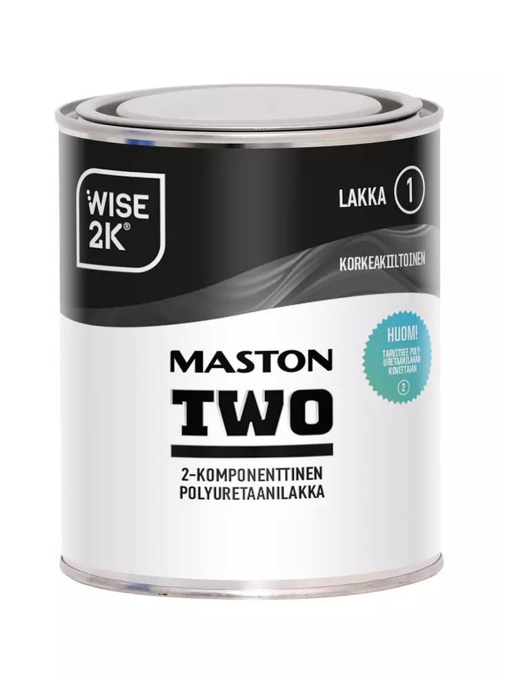 Lakka 2K PU kiilt=C3=A4v=C3=A4 720ml - Lacker och betsar - 6412490016357 - 1