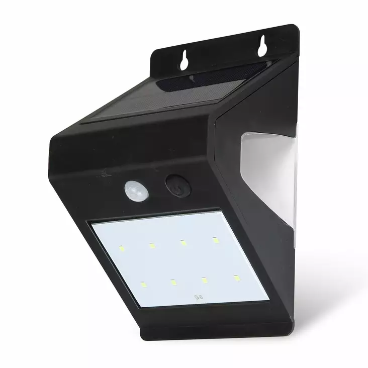 Lumio Lights Solar W-Guard svart LED-vägglampa - Solcellslampor - 6438014353517 - 1