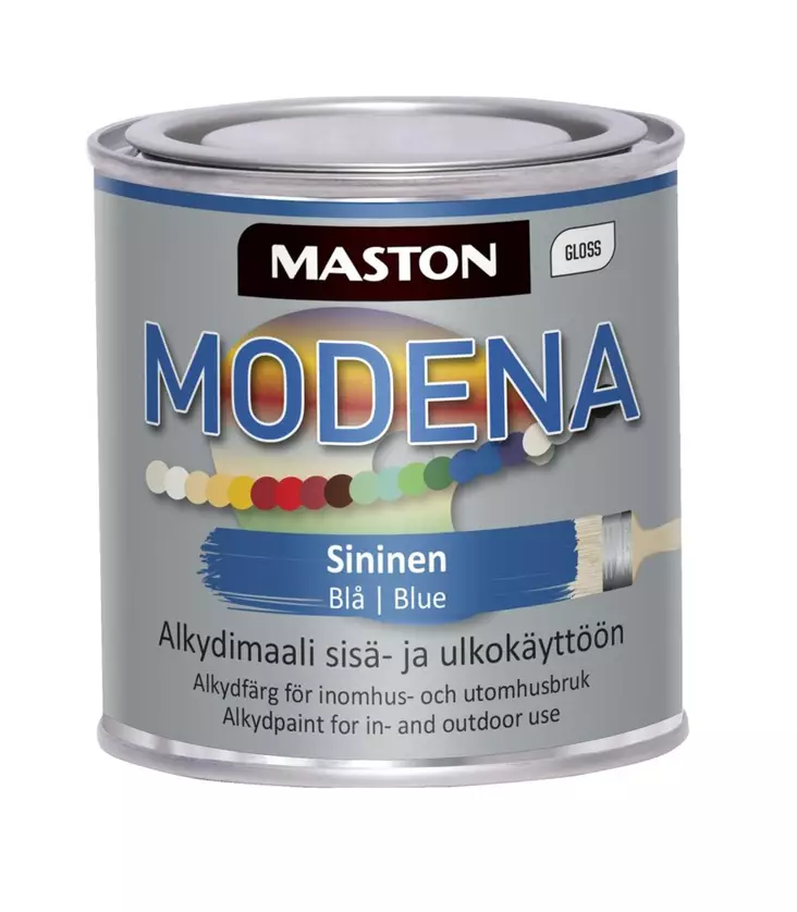 Maali Maston Modena sininen 250ml - Metall- och möbelmålningar - 6412496041117 - 1