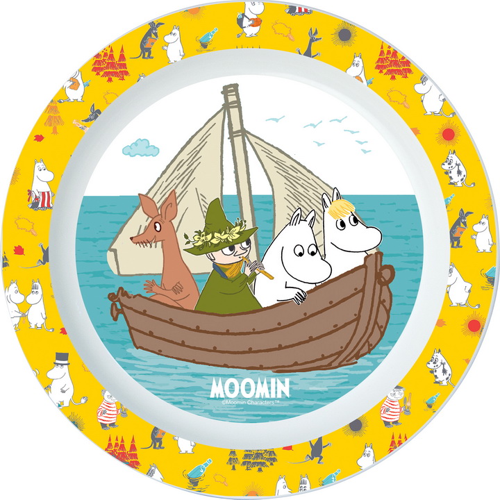Mikrolautanen matala Muumi - Plastserviser - 8412497142477 - 1