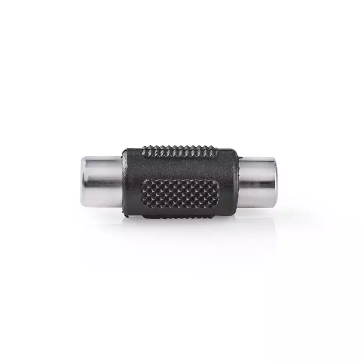 Mono Audio Adapter | RCA Hona | RCA Hona | Nickelplaterad | Rak | ABS | Svart | 1 st. | Låda - Ljudadaptrar - 5412810288427 - 1