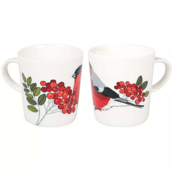 Muki Punatulkku - Kaffe- och teserviser - 6416550712517 - 1